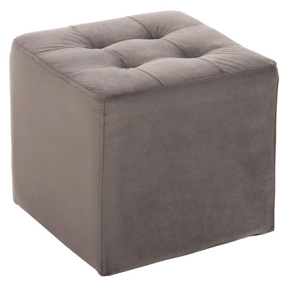 Stool Punk Hm264.11 Grey Velvet 39Χ39Χ36hcm.