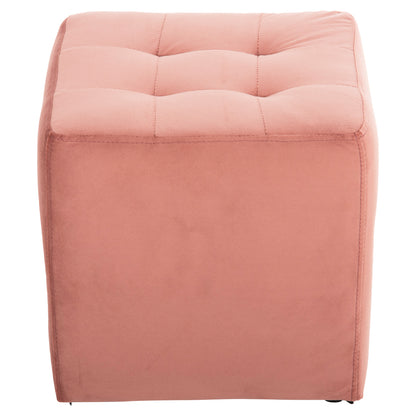 Stool Punk Hm264.12 Dusty Pink Velvet 39Χ39Χ36hcm.