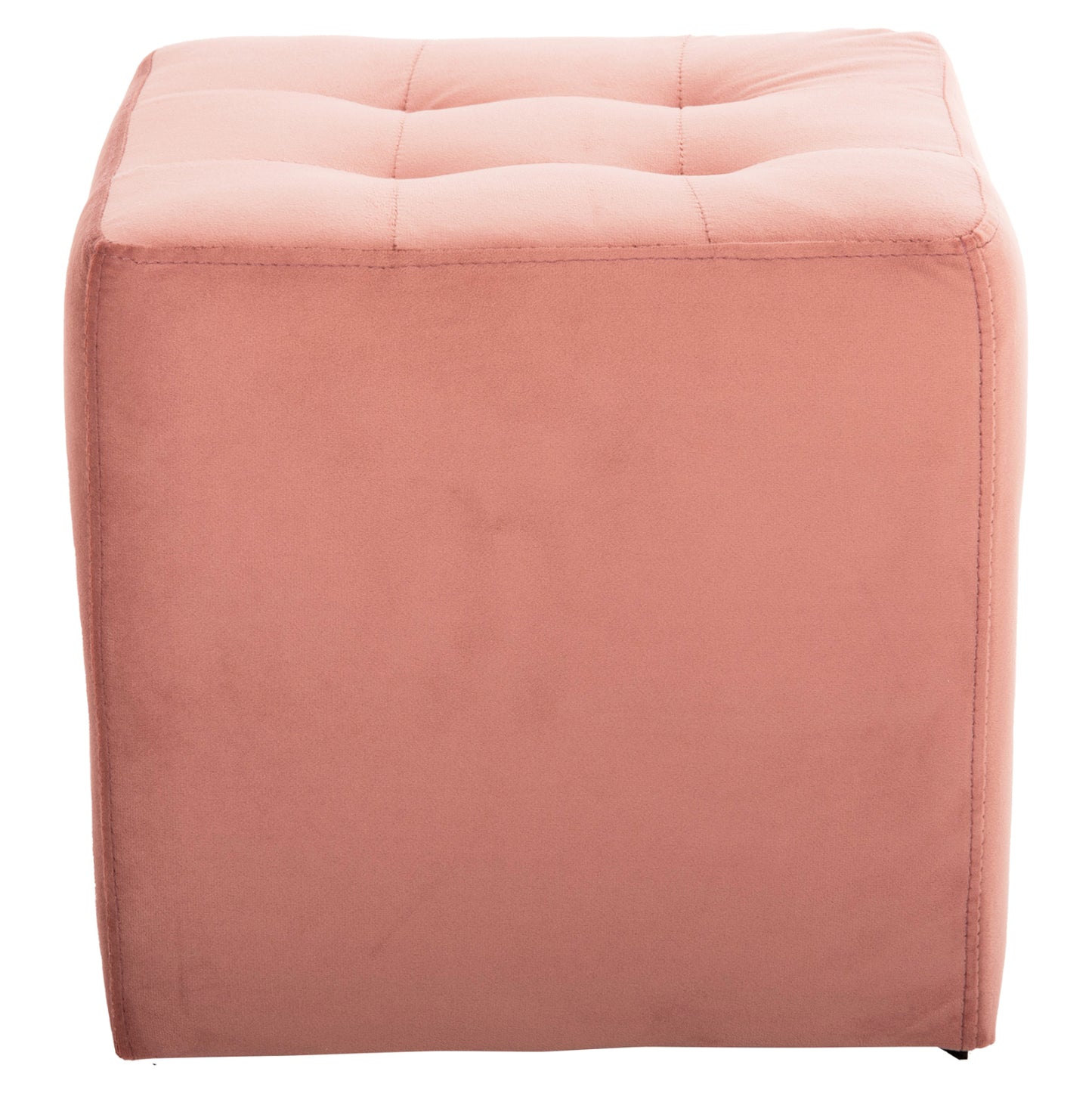 Stool Punk Hm264.12 Dusty Pink Velvet 39Χ39Χ36hcm.