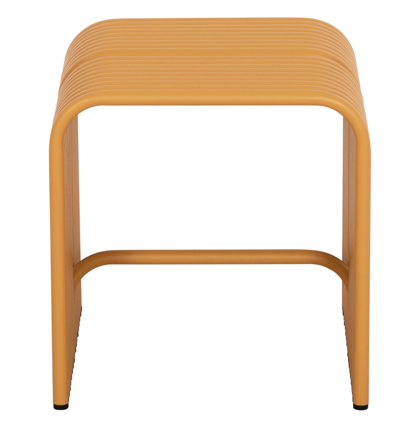 Stool Series Intrepid Hm6325.06 Aluminum In Mustard Yellow Color 40x38x42.5hcm.