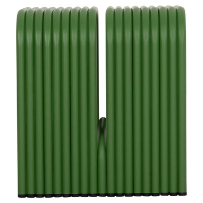 Stool Series Intrepid Hm6325.07 Aluminum In Green Color 40x38x42.5hcm.