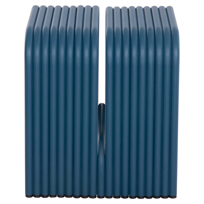 Stool Series Intrepid Hm6325.08 Aluminum In Blue Color 40x38x42,5hcm.