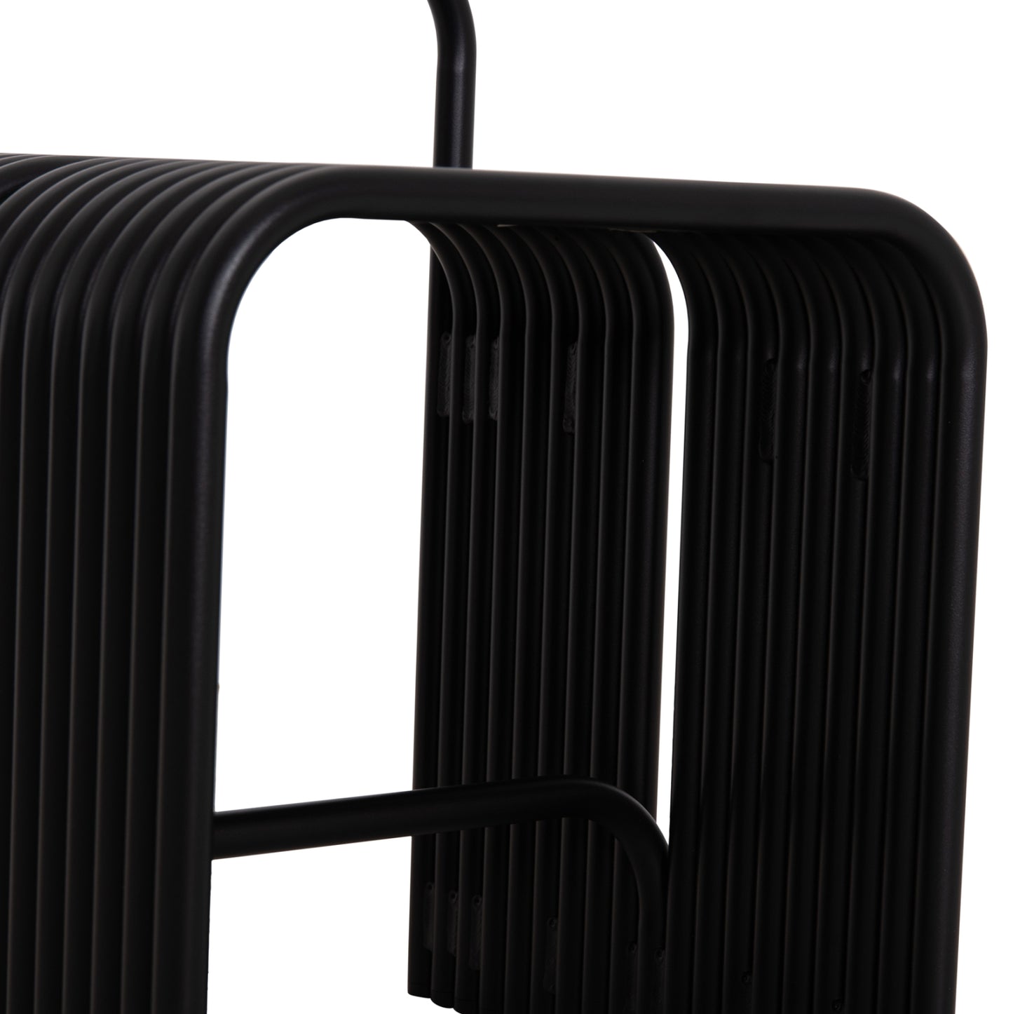 Stool Series Intrepid Hm6326.01 Aluminum In Black 40x38x55hcm.