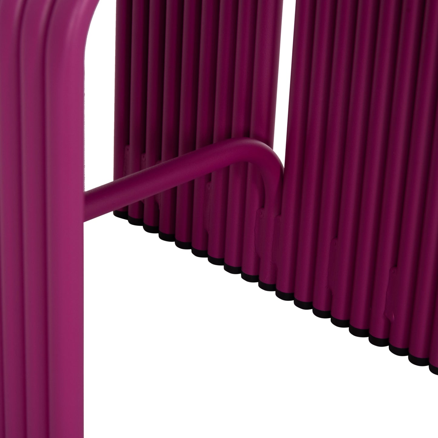 Stool Series Intrepid Hm6326.05 Aluminum In Purple Color 40x38x55hcm.