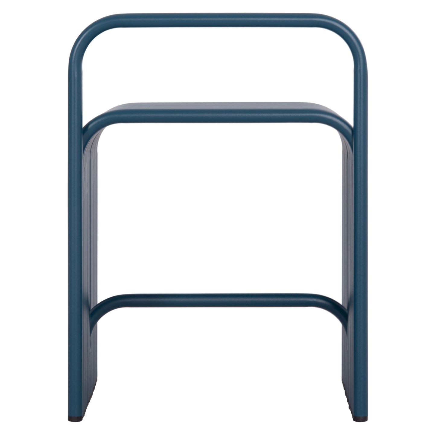 Stool Series Intrepid Hm6326.08 Aluminum In Blue Color 40x38x55hcm.
