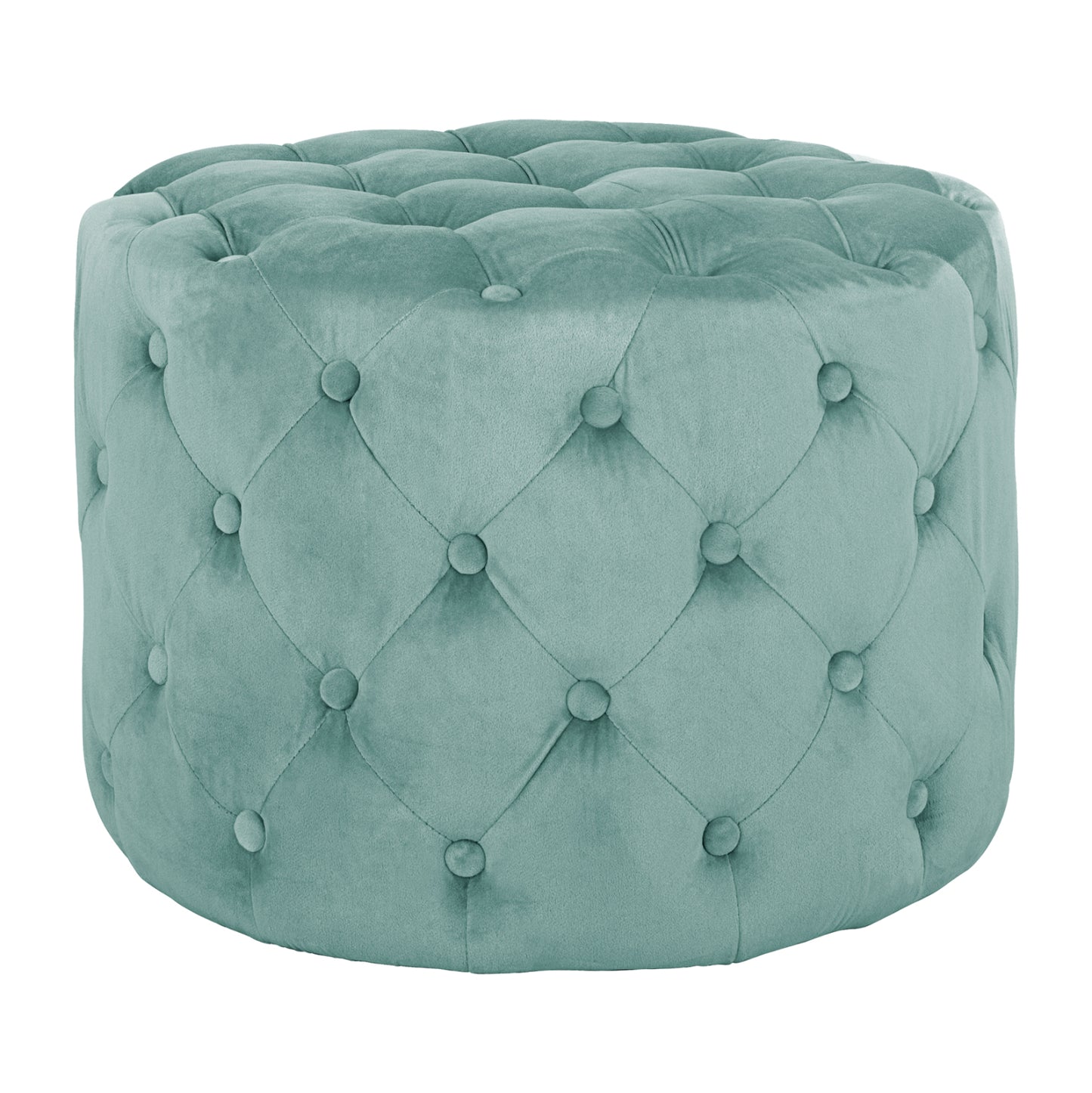 Stool Kassie Hm8406.07 Pistachio Green Velvet T.chesterfield Φ60x43hcm.