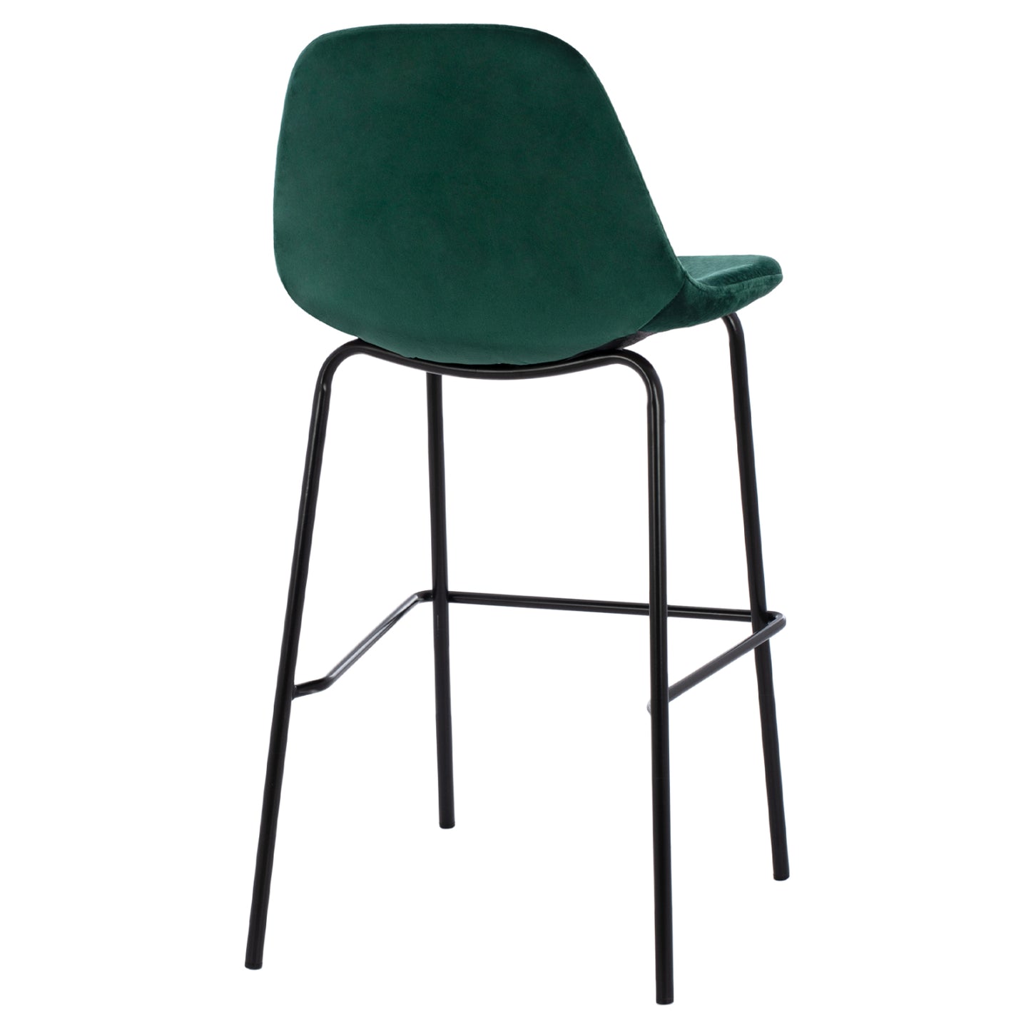 Hm9298.13 Bar Stool Vincent, Cypress Green, Metal Legs, 47x51x96