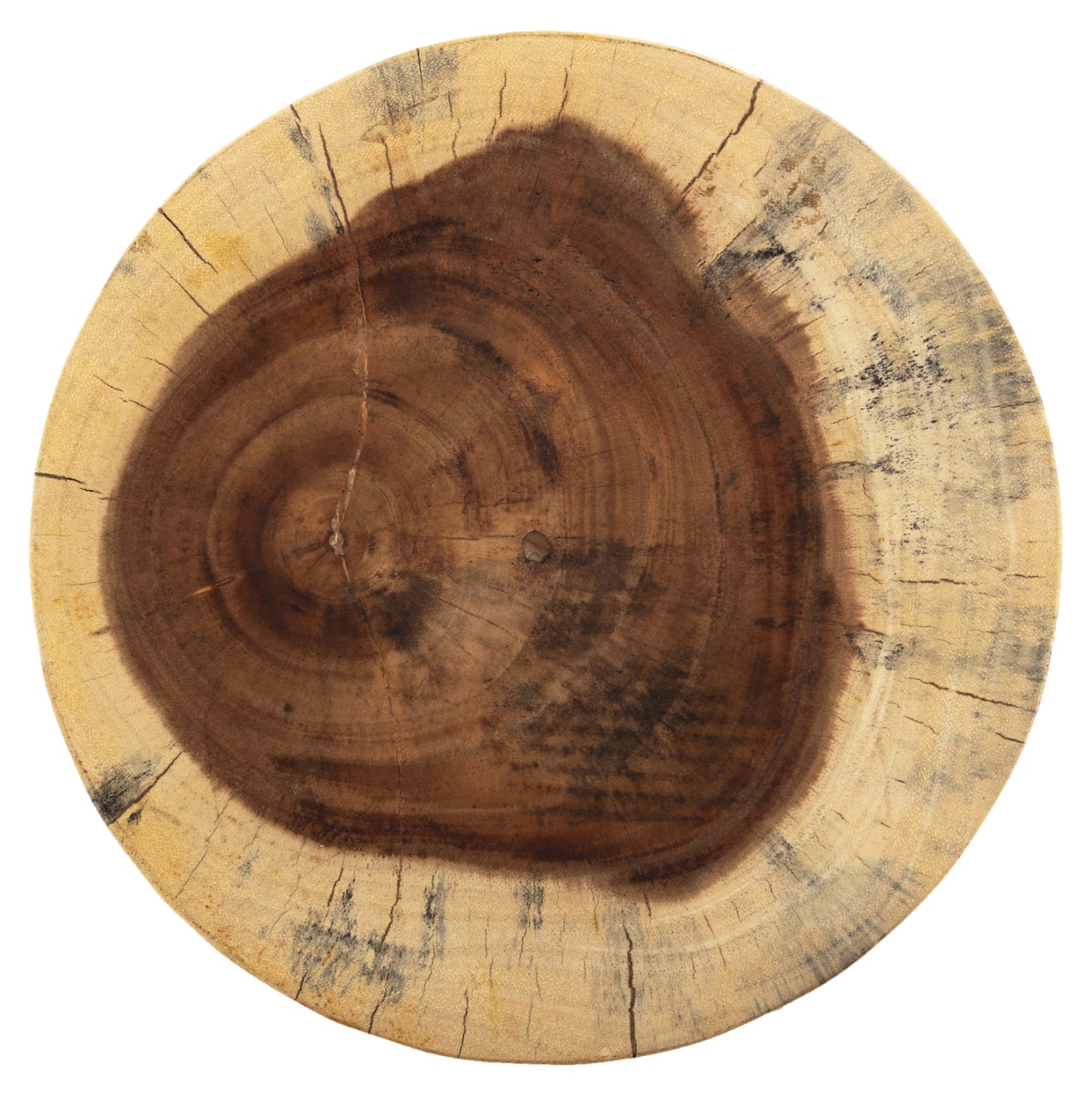 Stool Onyx Hm9755 Solid Suar Wood In Natural Color-claw Shape Φ30Χ40hcm.