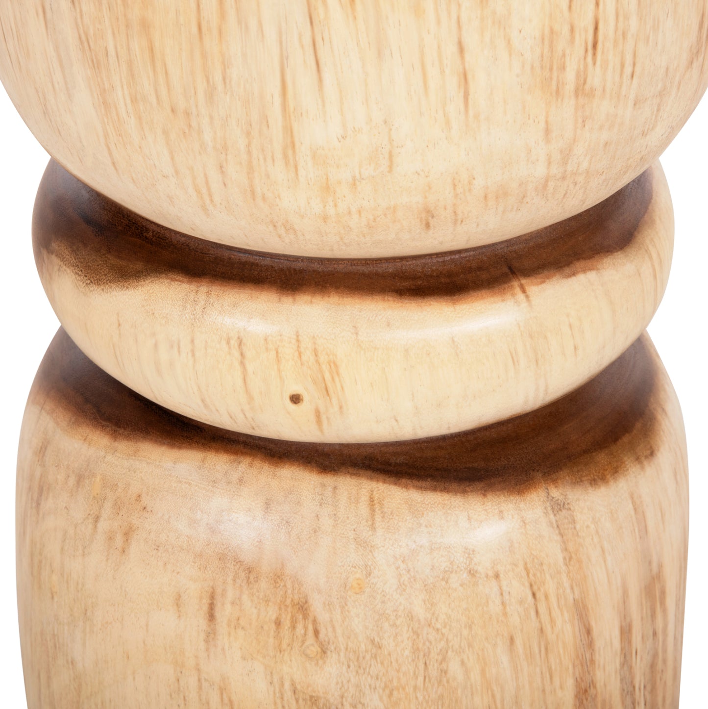 Round Stool Bello Hm9900 Solid Suar Wood In Natural Color Φ29x45h Cm.