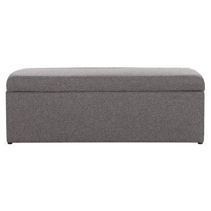 Stool With Folding Bunk Bed & Mattress Inge Hm3343.01 Grey Fabric 116x74x40hcm.