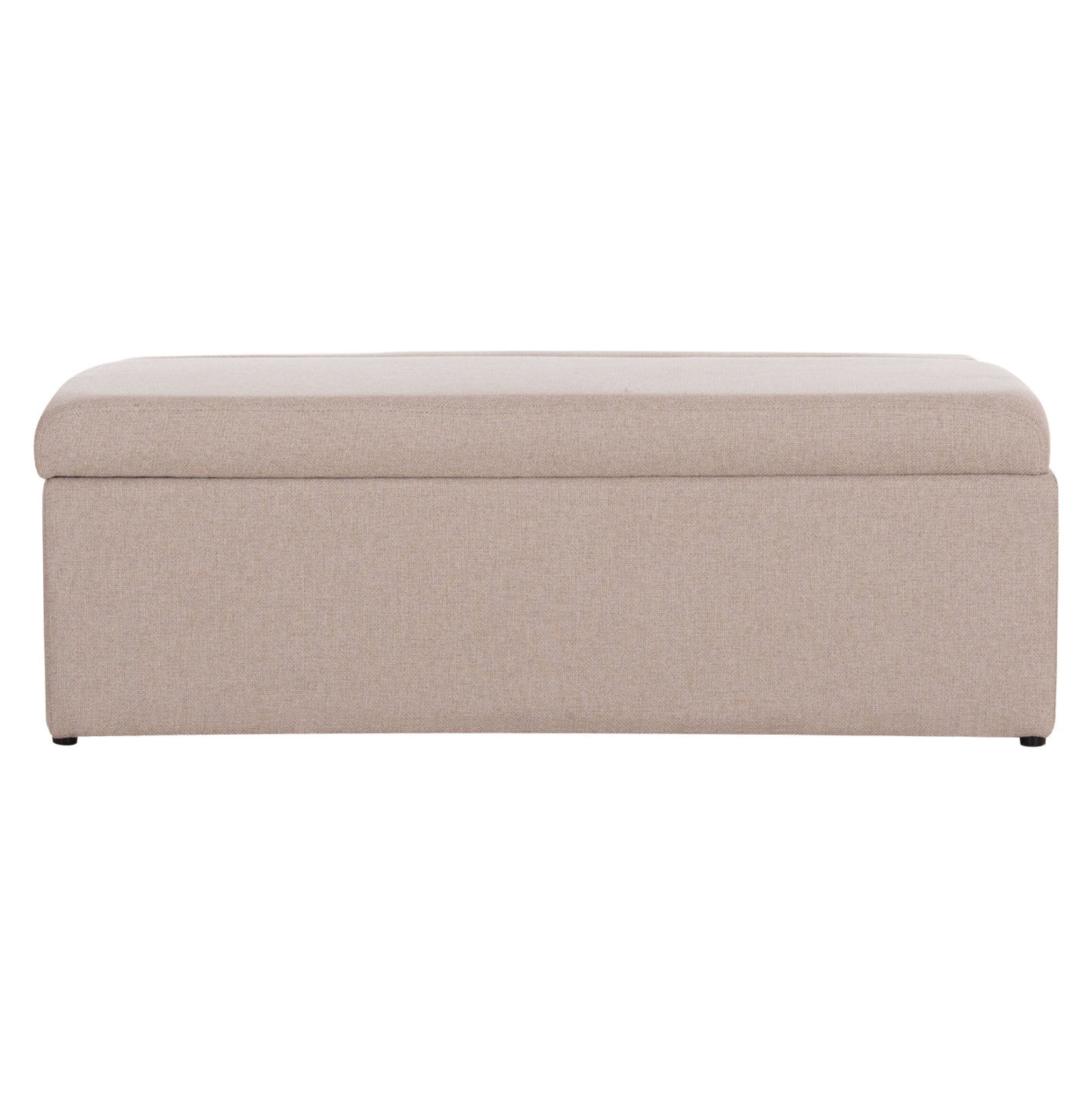 Stool With Folding Bunk Bed & Mattress Inge Hm3343.02 Beige Fabric 166x75x40hcm.