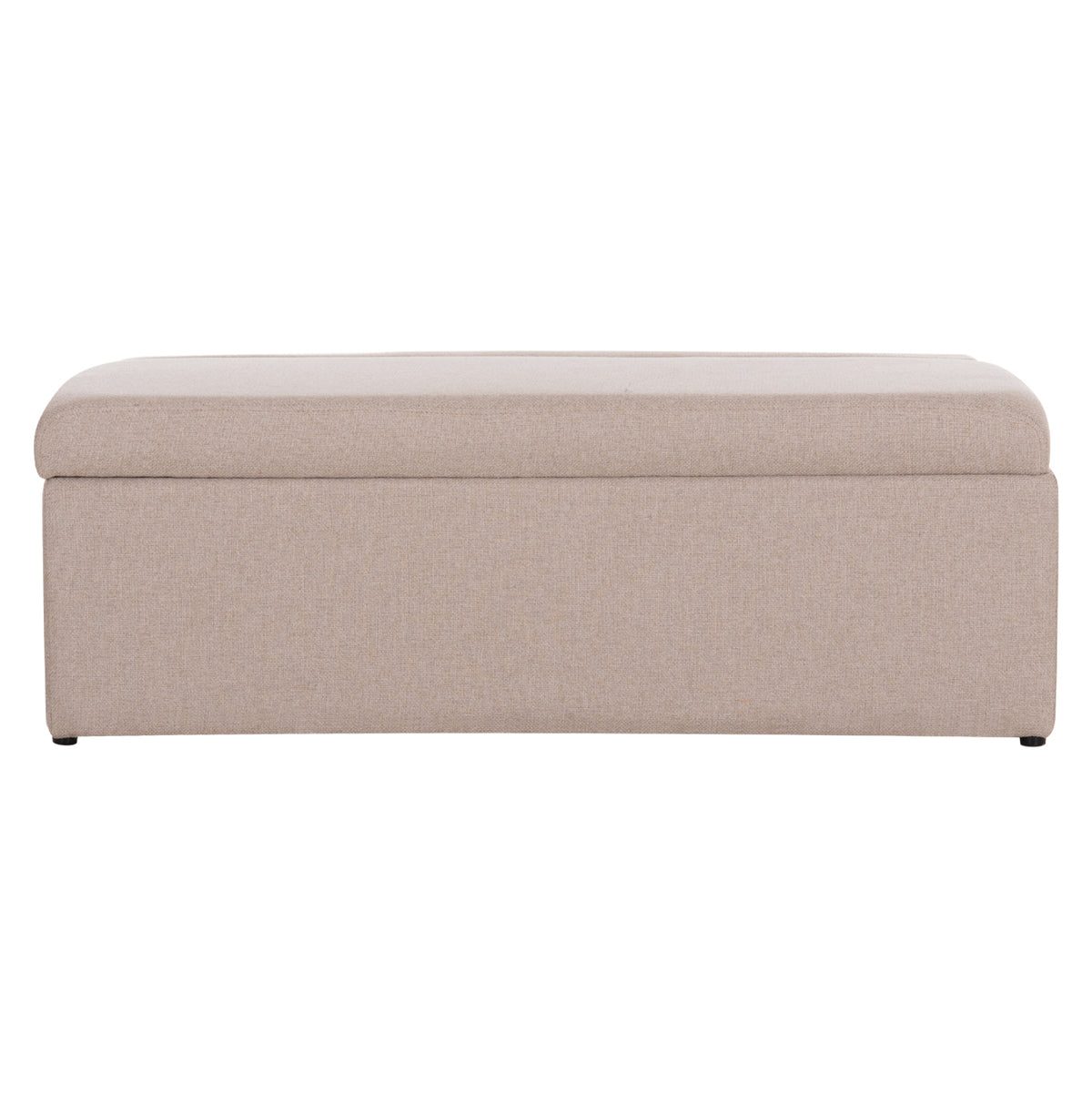 Stool With Folding Bunk Bed & Mattress Inge Hm3343.02 Beige Fabric 116x74x40hcm.