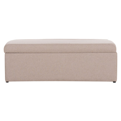 Stool With Folding Bunk Bed & Mattress Inge Hm3343.02 Beige Fabric 116x74x40hcm.