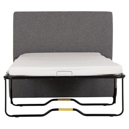 Stool With Folding Bunk Bed & Mattress Inge Hm3343.01 Grey Fabric 116x74x40hcm.