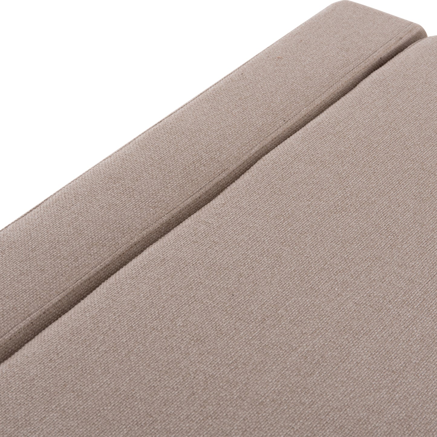 Stool With Folding Bunk Bed & Mattress Inge Hm3343.02 Beige Fabric 116x74x40hcm.