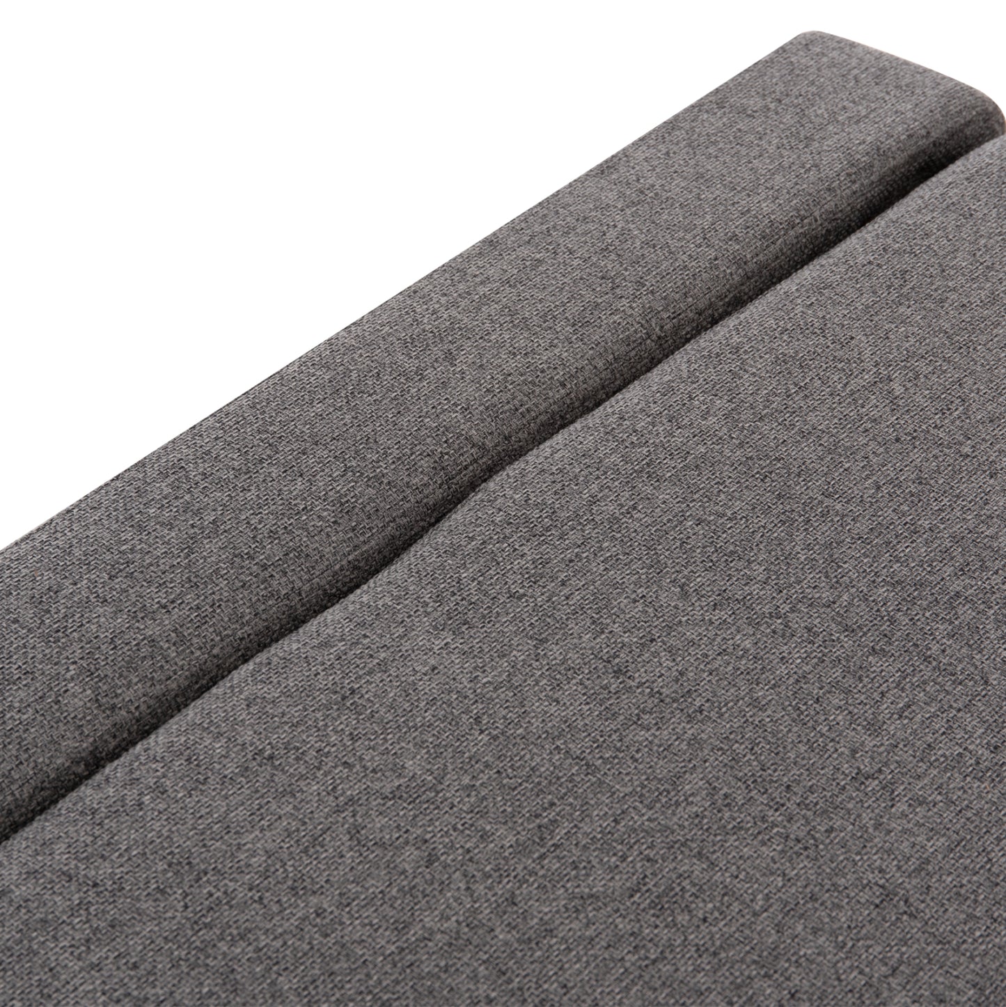 Stool With Folding Bunk Bed & Mattress Inge Hm3343.01 Grey Fabric 116x74x40hcm.