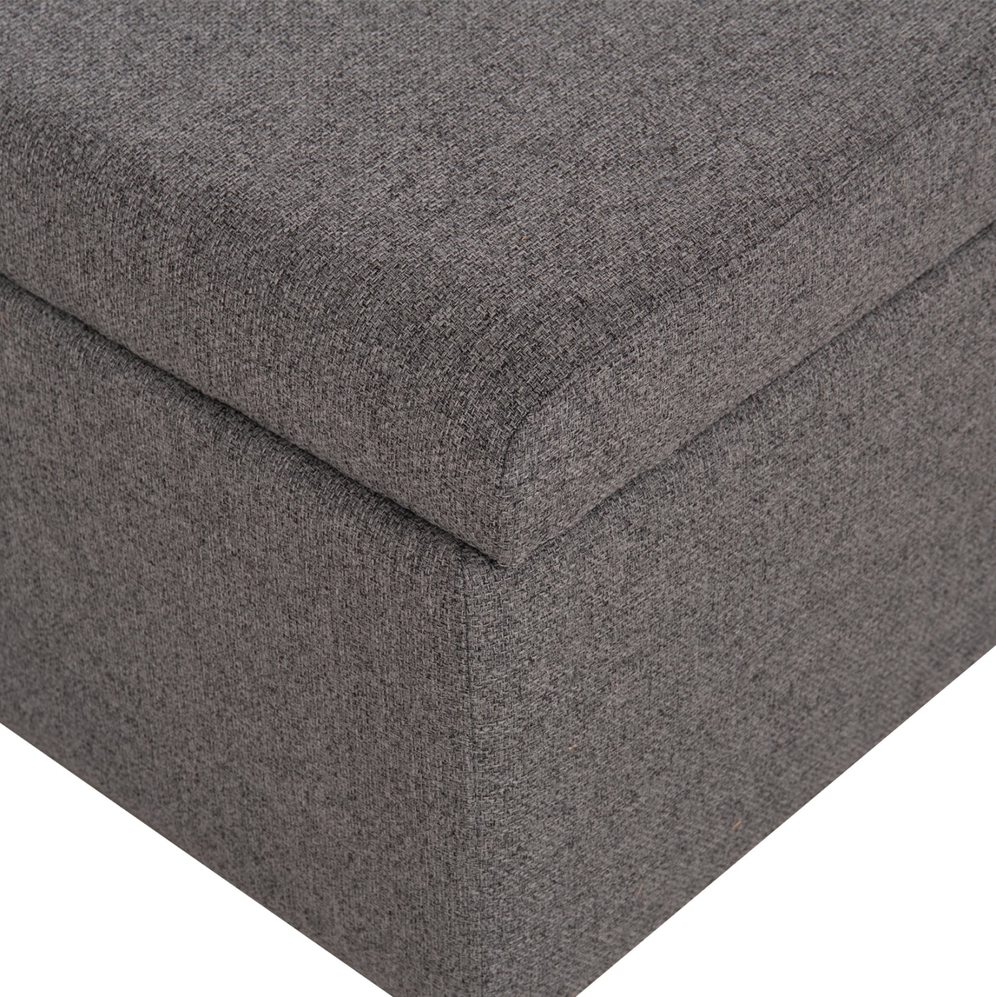 Stool With Folding Bunk Bed & Mattress Inge Hm3343.01 Grey Fabric 116x74x40hcm.