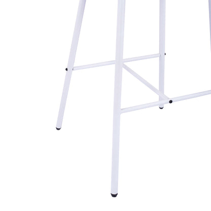 Stool With Metallic Frame And Rope White Hm5714.03 46x54x101 Cm