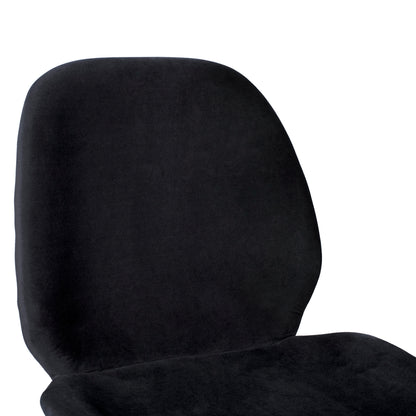 Bar Stool Nora Black Velvet & Gold Metallic Frame Hm8524.04 48x61x103 Cm