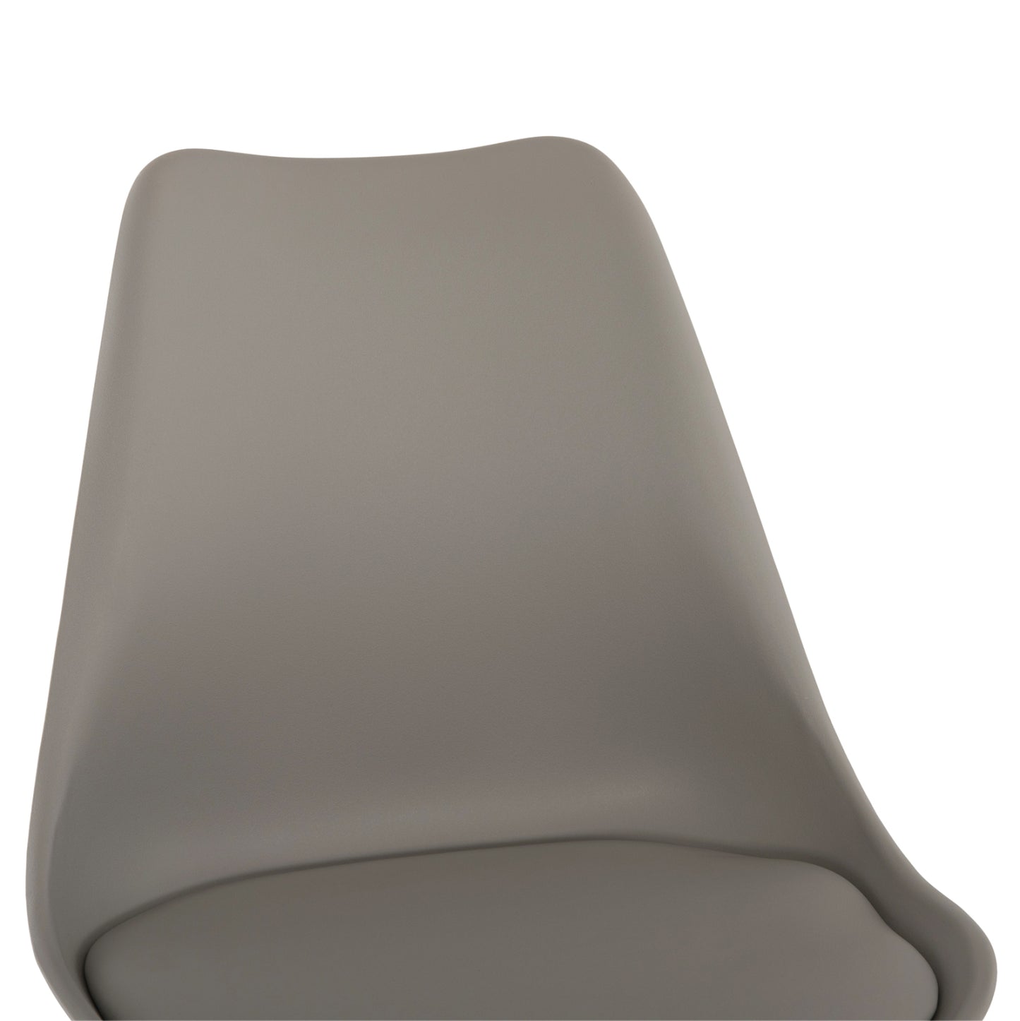 Bar Stool Vegas Hm8000.40 Medium Height Grey Polypropylene Natural Beech Wood 47x58x100hcm.