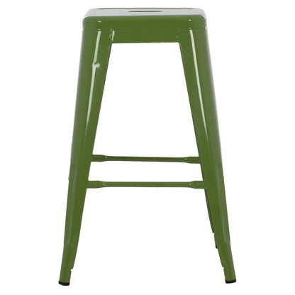 ΣΚΑΜΠΟ ΜΕΣΑΙΟΥ ΥΨΟΥΣ ΜΕΤΑΛΛΙΚΟ Hm8573.13 Melita ΣΕ Light Olive Green 43x43x67yεκ.