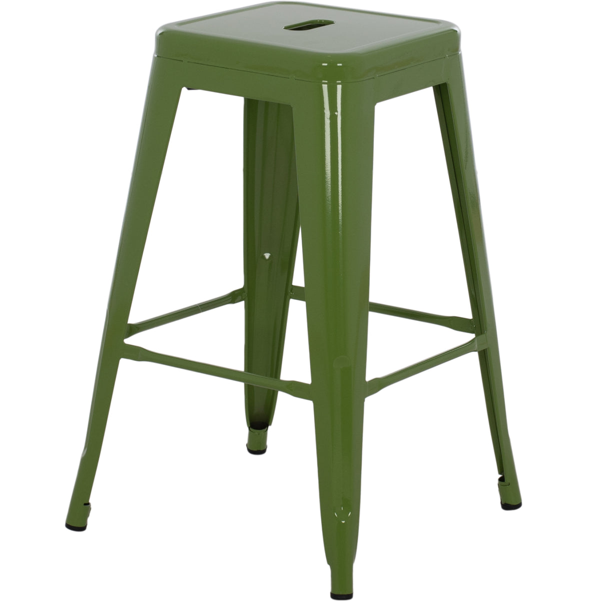 ΣΚΑΜΠΟ ΜΕΣΑΙΟΥ ΥΨΟΥΣ ΜΕΤΑΛΛΙΚΟ Hm8573.13 Melita ΣΕ Light Olive Green 43x43x67yεκ.
