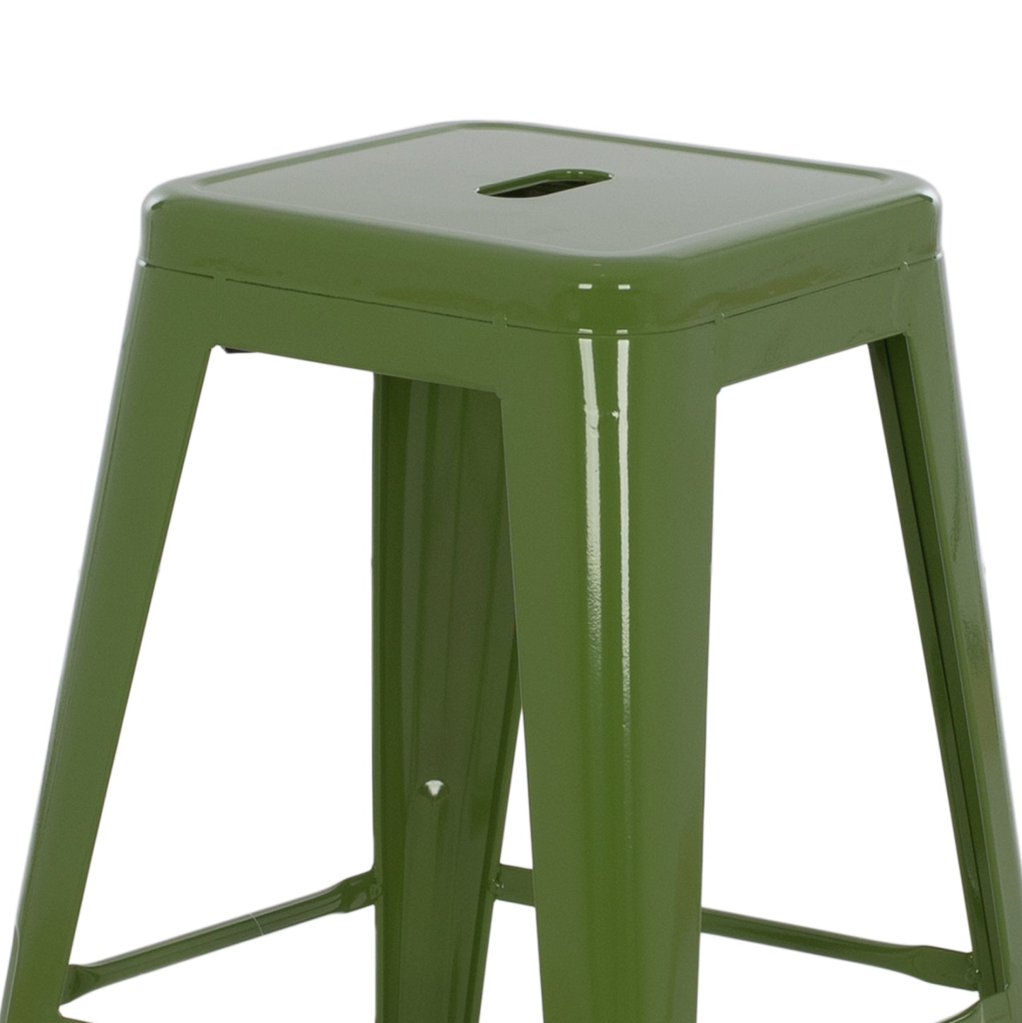 ΣΚΑΜΠΟ ΜΕΣΑΙΟΥ ΥΨΟΥΣ ΜΕΤΑΛΛΙΚΟ Hm8573.13 Melita ΣΕ Light Olive Green 43x43x67yεκ.