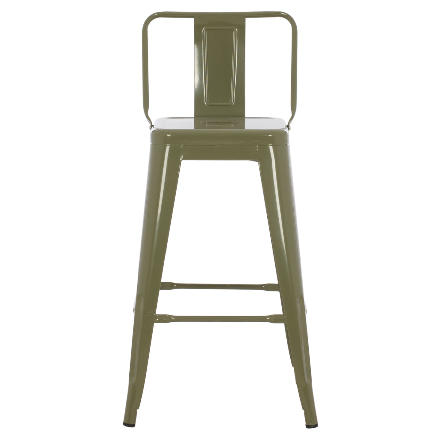 ΣΚΑΜΠΟ ΜΕΣΑΙΟΥ ΥΨΟΥΣ ΜΕΤΑΛΛΙΚΟ Melita ΣΕ Dark Olive Green Hm8574.03 42x42x98 Cm.