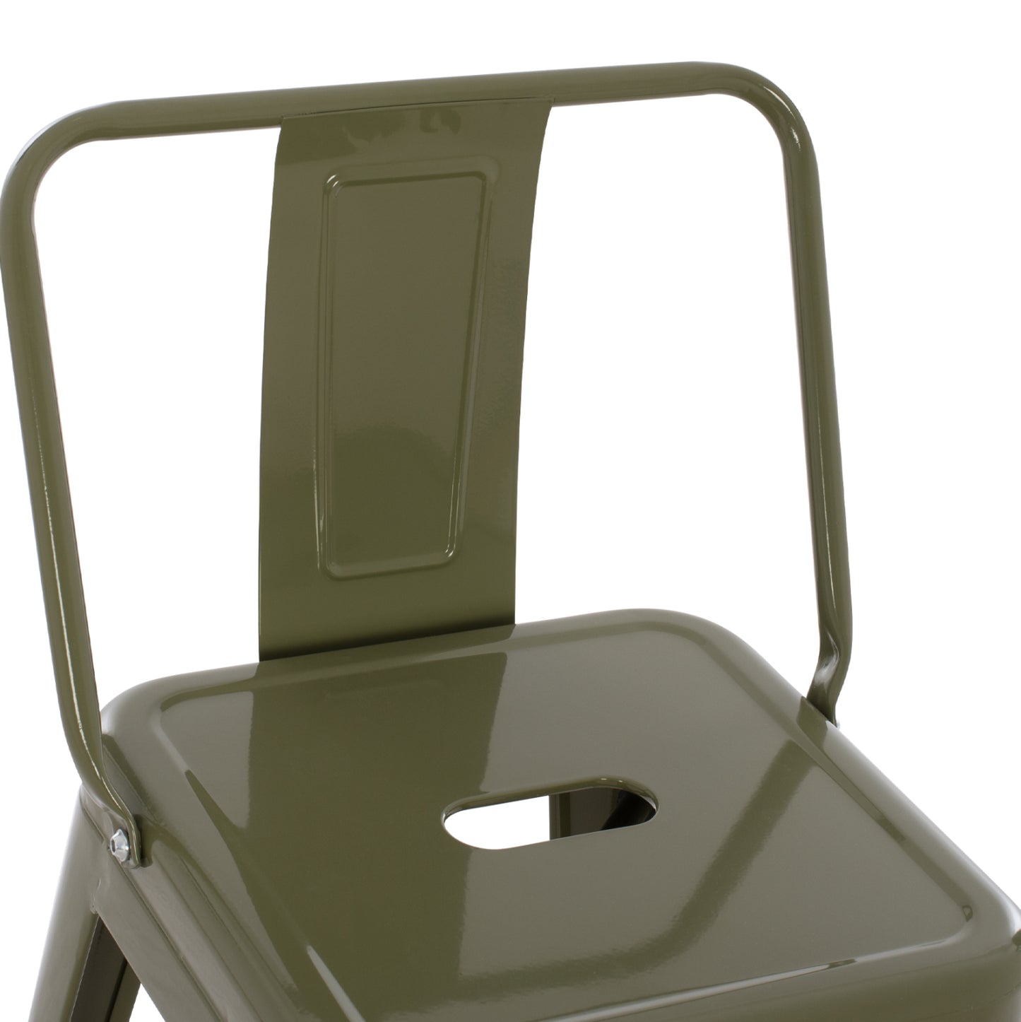 ΣΚΑΜΠΟ ΜΕΣΑΙΟΥ ΥΨΟΥΣ ΜΕΤΑΛΛΙΚΟ Melita ΣΕ Dark Olive Green Hm8574.03 42x42x98 Cm.