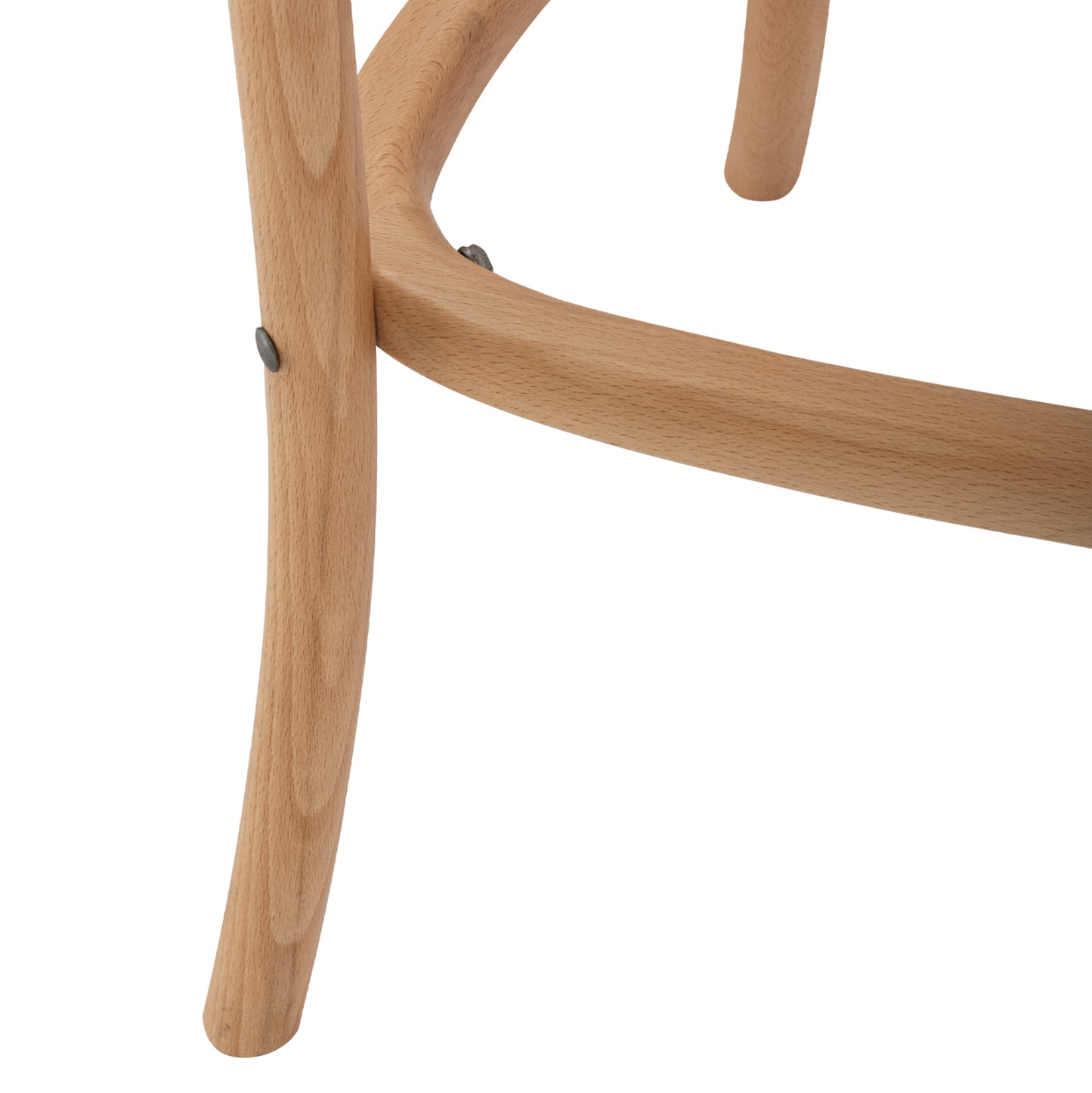 Medium Height Bar Stool Gioliana Hm8750.01 Beech Wood In Natural Color-plywood Seat 46x46x101hcm