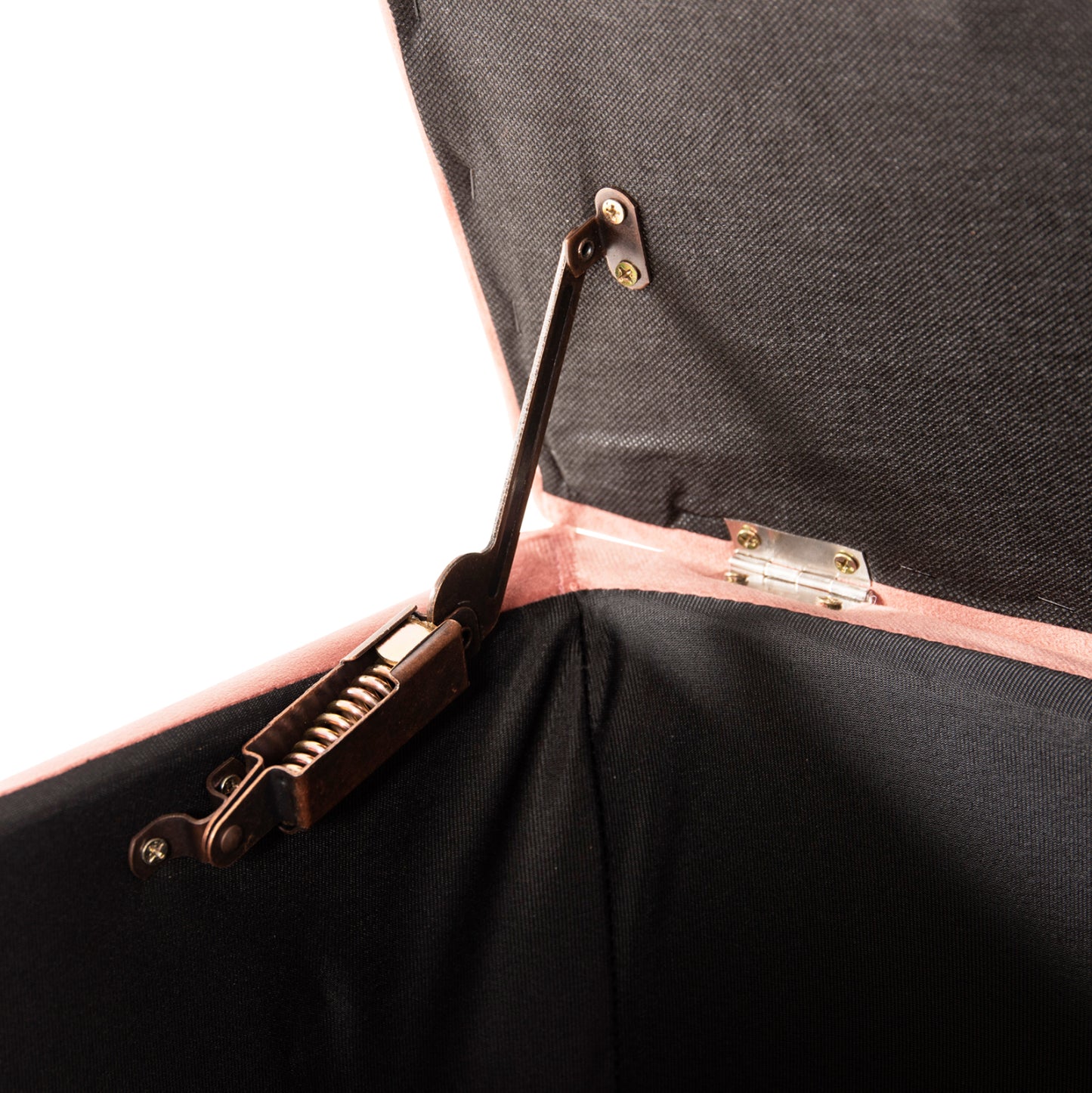 Stool/trunk With Storage Space Punk Hm279.12 Dusty Pink Velvet 90x50x52hcm.
