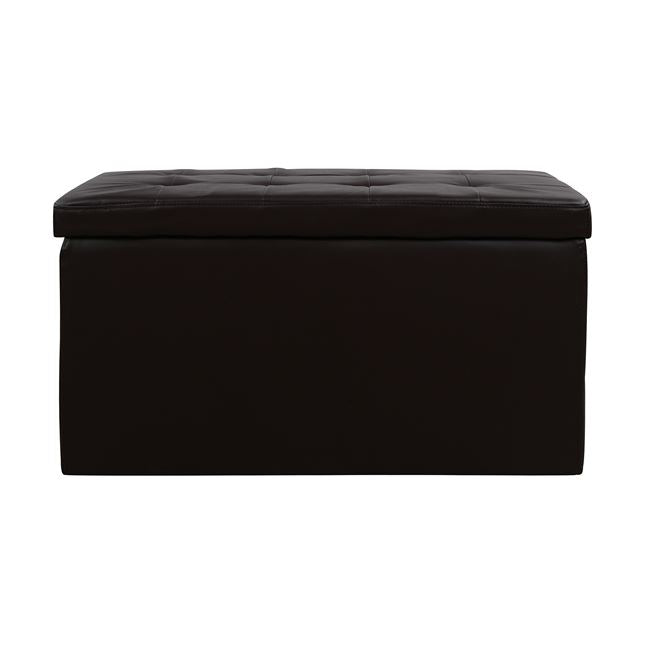 Stool With Pu Brown Punk Hm279.03 90x50x52cm