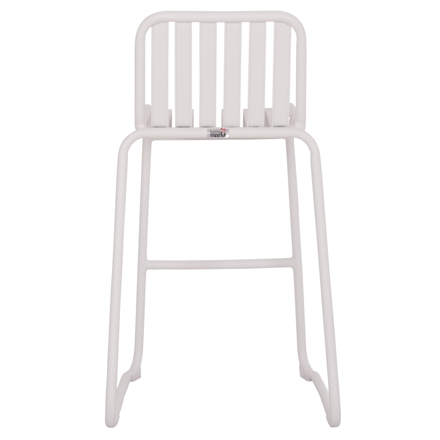 Bar Stool Aluminum Rachel Hm6341.02 White Color 47x56.5x98.5hcm.