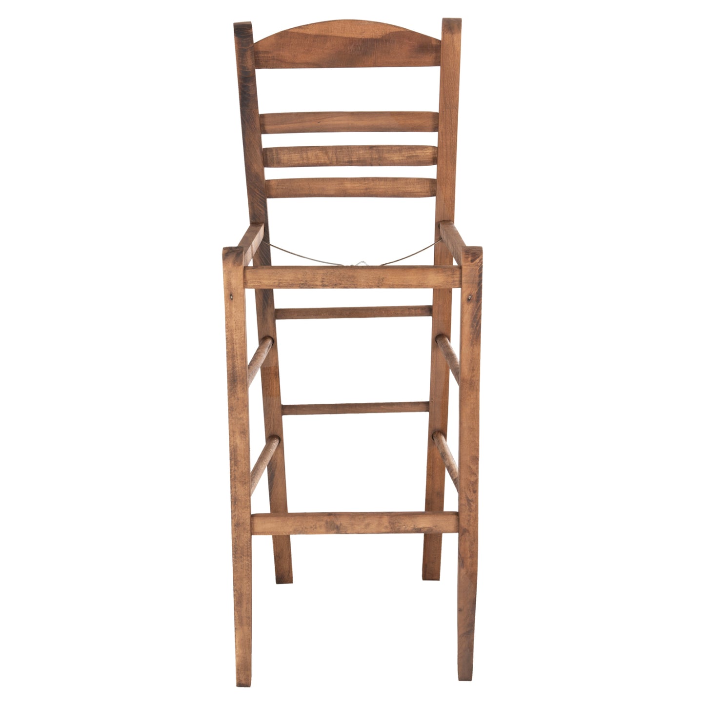 Bar Stool Gadiel Hm5587.01 Beech Wood Impregnated In Walnut Color 40,5x39x104.5hcm.frame Only