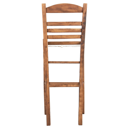 Bar Stool Gadiel Hm5587.01 Beech Wood Impregnated In Walnut Color 40,5x39x104.5hcm.frame Only