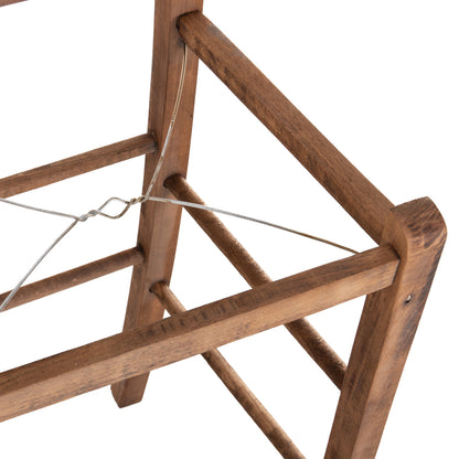 Bar Stool Gadiel Hm5587.01 Beech Wood Impregnated In Walnut Color 40,5x39x104.5hcm.frame Only