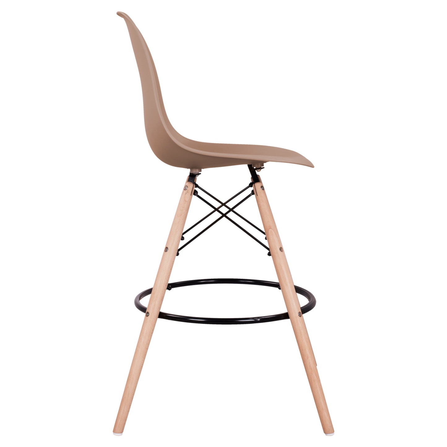 Bar Stool Renata Hm0173.45 Cappuccino 58x56x107cm