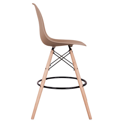 Bar Stool Renata Hm0173.45 Cappuccino 58x56x107cm
