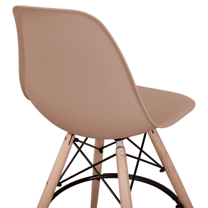 Bar Stool Renata Hm0173.45 Cappuccino 58x56x107cm
