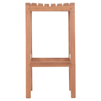 Bar Stool Nikol Hm18109 Teak Wood In Natural Color 40x40x77hcm.