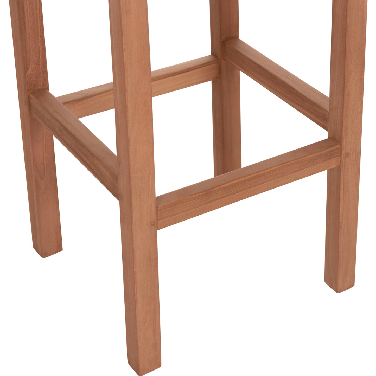 Bar Stool Nikol Hm18109 Teak Wood In Natural Color 40x40x77hcm.