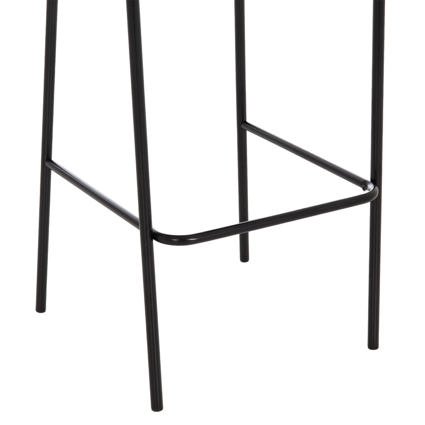 Bar Stool Detton Hm18430.01 Grey Fabric--black Metal Frame 55x50x97hcm.