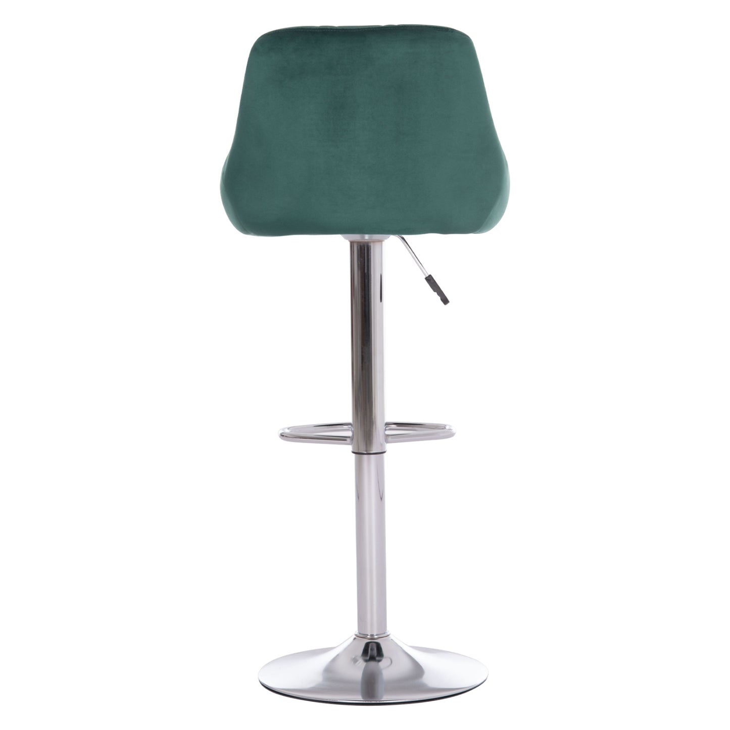 Bar Stool Rose Hm204.46 Chromed Base & Suspension & Cypress Green Velvet 48x45x105hcm.