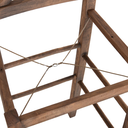 Bar Stool Lucius Hm5586.01 Beech Wood Impregnated In Walnut Color 40,5x40x105hcm.frame Only