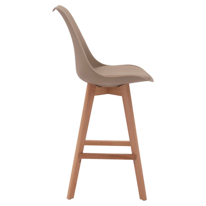 Bar Stool Vegas Hm8000.45 Cappuccino Color 48x58x105 Cm