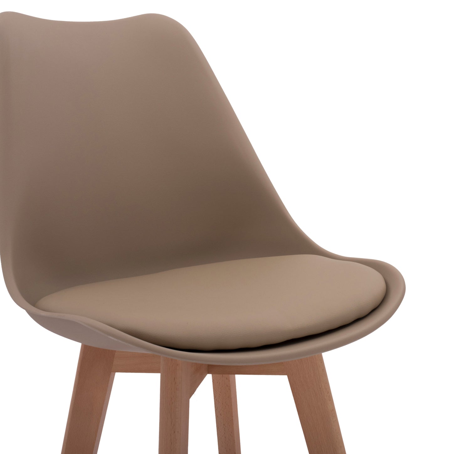 Bar Stool Vegas Hm8000.45 Cappuccino Color 48x58x105 Cm
