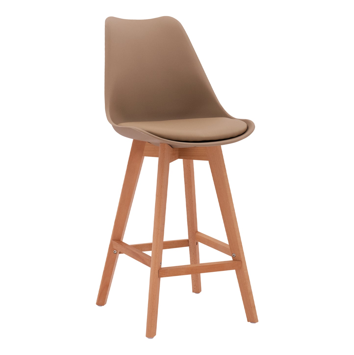 Bar Stool Vegas Hm8000.45 Cappuccino Color 48x58x105 Cm