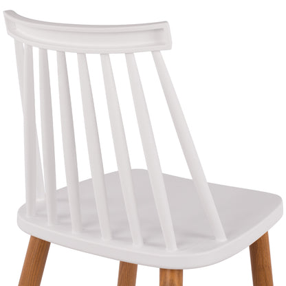 Bar Stool Hm8459.01 Vanessa In White Color 43x49x107 εκ.