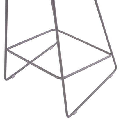 Bar Stool Hm9299.10, Grey, Medium Height, 44x44x74