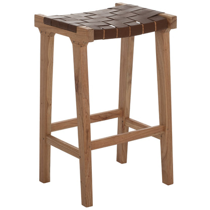 Bar Stool Hm99382.01 Solid Teak Natural 40x35x65h